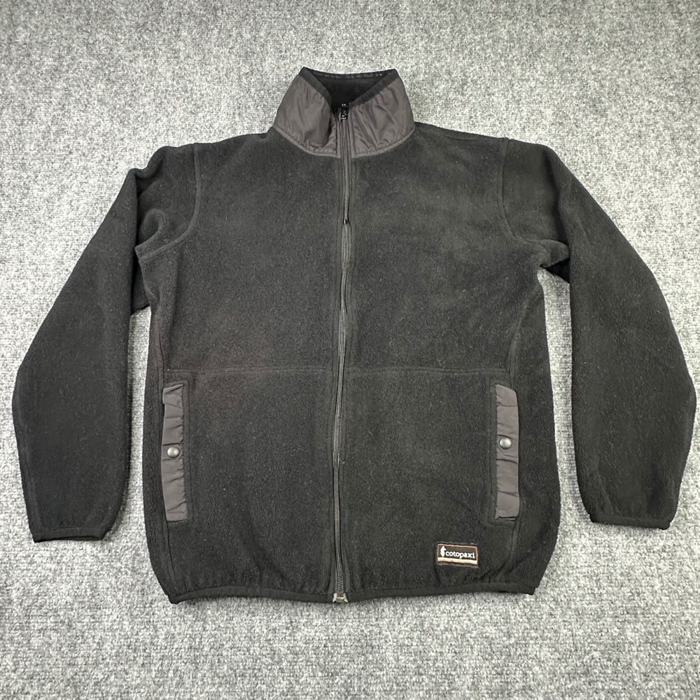 Cotopaxi Fleece Jacket Black M Outdoor Gorpcore Hiking Athleisure‎ Casual Cabin